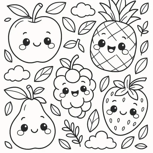 40 Hình tô màu trà sữa mini rất hợp bé thích màu pastel