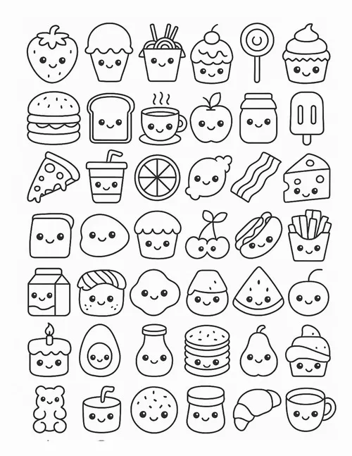 44 Bức tranh tô bánh quy nhỏ xíu đáng yêu