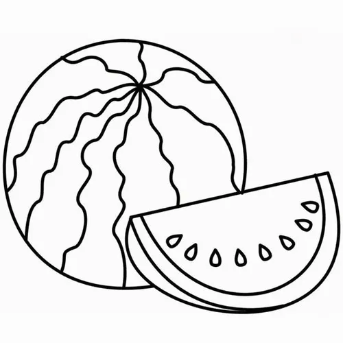 14 Tô màu sáng tạo cùng dưa hấu tròn căng đẹp rực rỡ