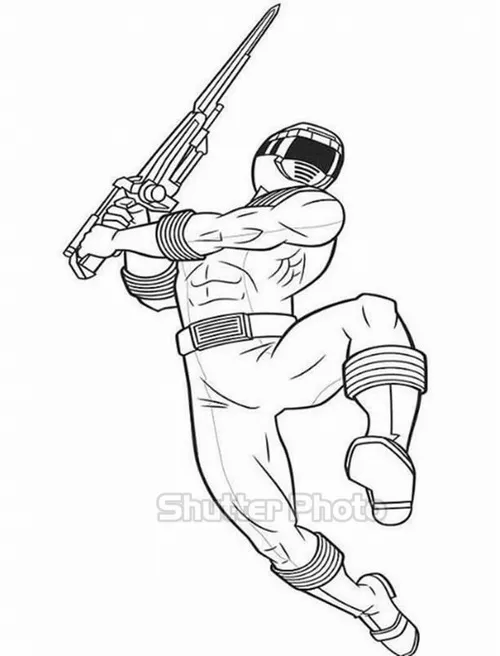 14 Hình tô màu Gao Đỏ sư tử cực ngầu cho bé