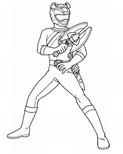 16 Tô màu vui chiến binh Gao Bạc với tạo hình sói rồng