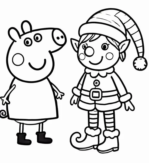 Trang tập tô bé Peppa câu cá cạnh Daddy Pig hiền khô.