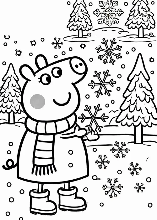 Tranh Peppa Pig cho bé vừa tô vừa học về cảm xúc gia đình