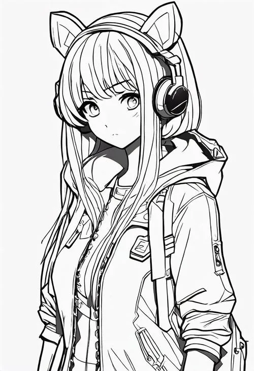 12 Trang tô màu anime học đường giúp bé sáng tạo mỗi ngày