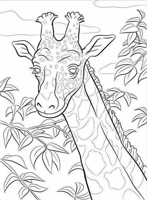 Bức tranh tô hươu chấm bi màu vàng nhạt dịu nhẹ