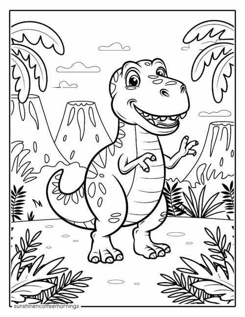 119 Hình tô màu Brachiosaurus cổ dài chạm mây nhìn thích mê