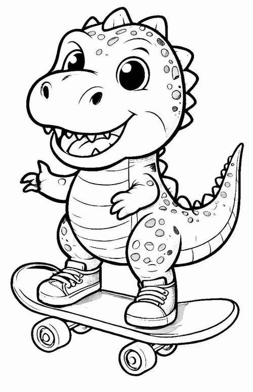 115 Tranh tô màu Stegosaurus hiền lành giữa rừng xanh nguyên thủy