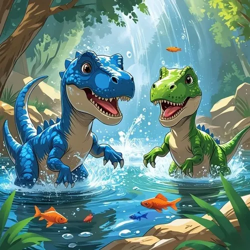 3 Hoạt động tô màu nhóm khủng long giúp bé tăng tương tác