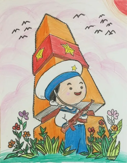 4 Trang tập tô lá cờ Việt Nam đơn giản bé thích