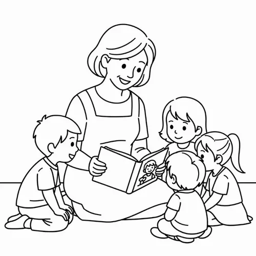 Hoạt động tô màu giờ toán nhỏ xinh với sách vở nhiều màu