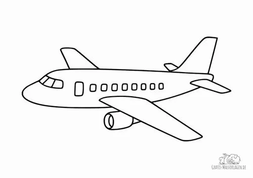 55 Tranh tô màu Máy Bay đẹp cho bé 3 4 tuổi họa tiết đơn giản dễ tô