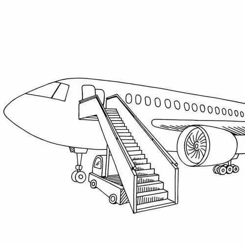 Tô màu sáng tạo máy bay Vietnam Airlines cho bé 3 tuổi