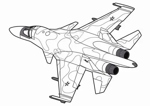 Tranh bé tập tô máy bay và bút sáp màu