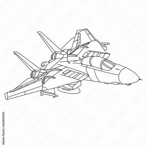 Tranh tô màu máy bay tàng hình Su57 ấn tượng