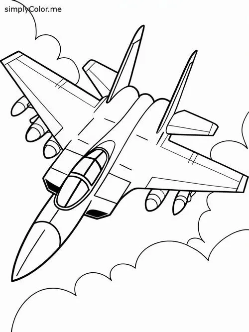 Tranh bé tập tô chim sắt gầm rú dễ thương