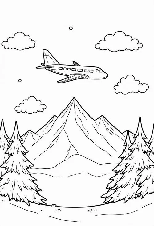 Cách tô máy bay phản lực với cánh chính chi tiết