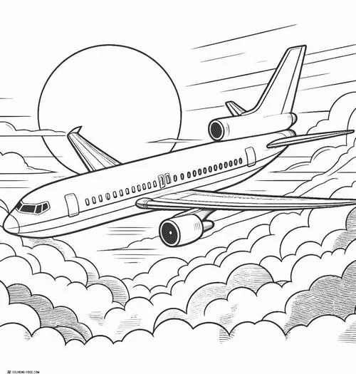 Trẻ học tô màu máy bay Super Wings bản nâng cao cho trẻ 6 tuổi