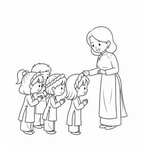 85 Tranh Tô Màu 20/11 Đơn Giản Tặng Cô Giáo nhân ngày nhà giáo Việt Nam