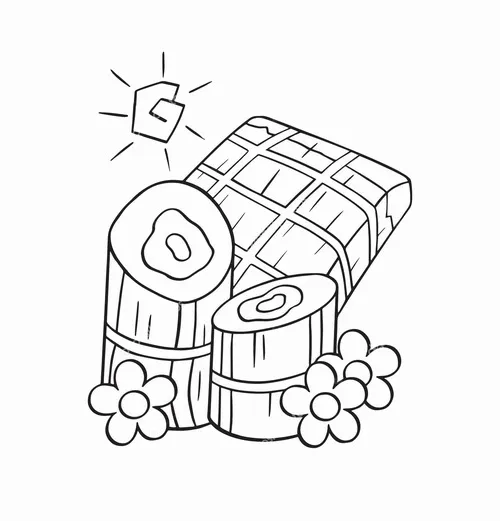 19 Trang tô màu bánh chưng xanh tạo cảm giác gần gũi sum vầy