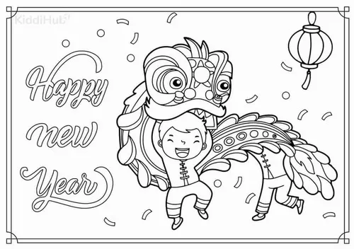 32 Hình vẽ tranh tô màu pháo hoa đêm giao thừa lung linh cho bé 5 tuổi