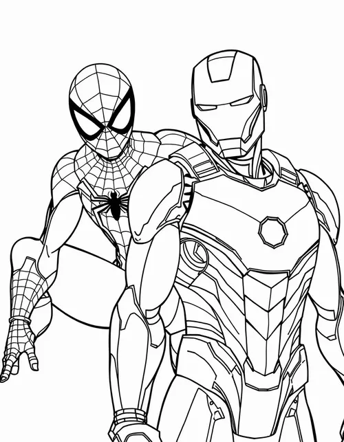 38 Cách tô Spider Man và Ironman giúp bé hiểu tinh thần trách nhiệm