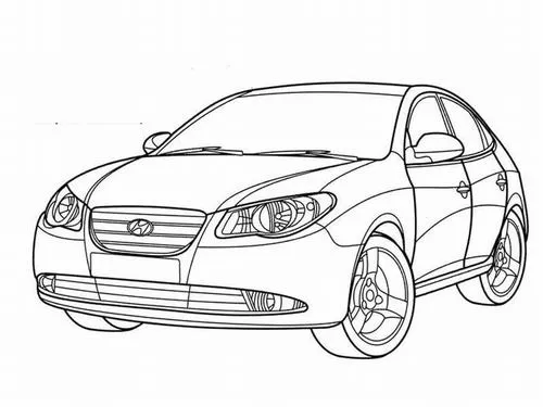 20 Mẫu tranh tô màu phương tiện giao thông ô tô nhiều màu sắc