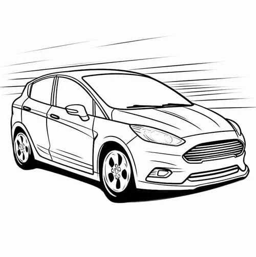 12 In hình tập tô ô tô và bé cùng trò chơi học tập vui nhộn