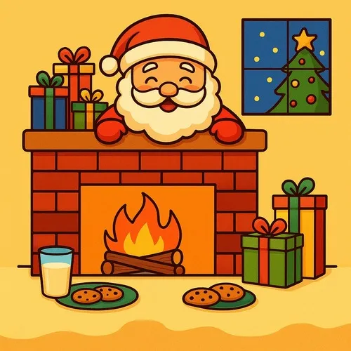 3 Mùa lễ thêm ấm khi bé tô ông Noel và cây thông lung linh