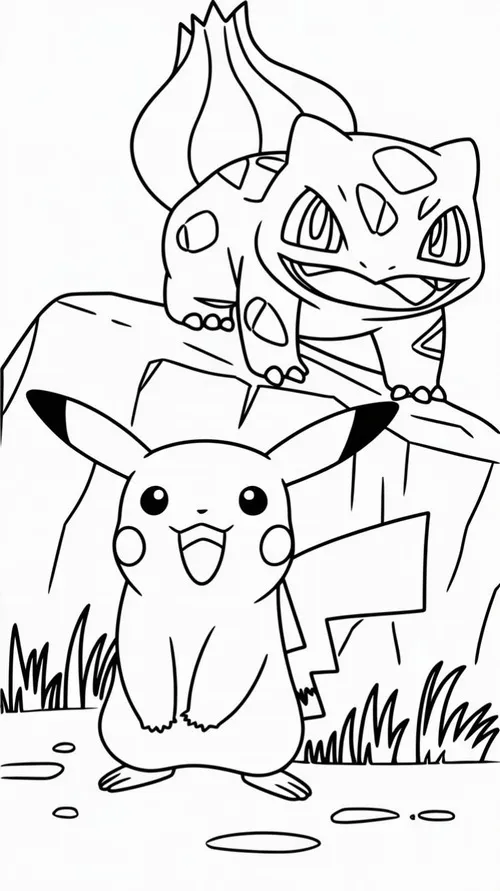 116 Trang tập tô Pikachu ôm bánh quy vui nhộn cho trẻ 4 tuổi.