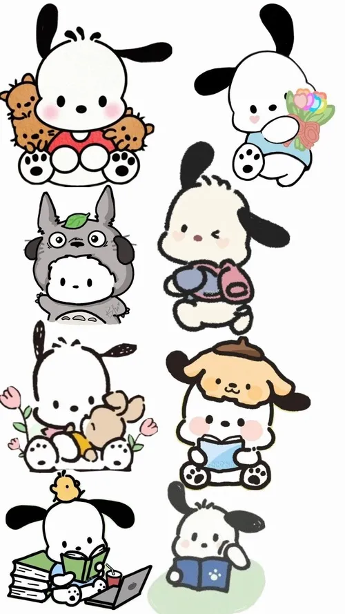 2 Tập tô Pochacco đáng yêu giúp bé nhận diện màu sắc nhanh