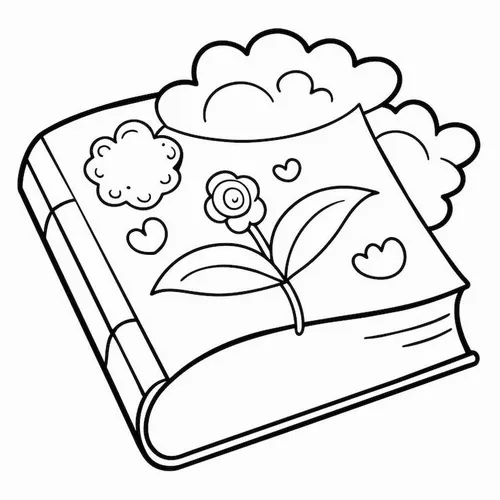 18 Mẫu tô màu quyển truyện bìa dày tạo cảm giác như truyện thật