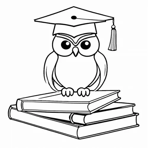 15 Bức tranh tô quyển sách có ngôi sao trang trí cho bé 3 tuổi