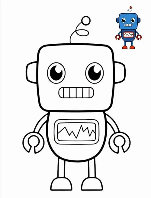 4 Bộ tranh tô màu robot biến hình nhìn là muốn tô liền