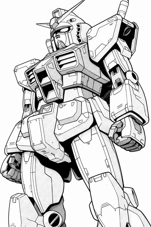 Bộ tranh tô màu robot khổng lồ giúp bé tập trung