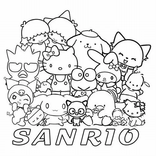 109 400+ Trang Tập Tô Màu Sanrio xinh xắn với Melody Kuromi Cinnamoroll cực hợp cho bé