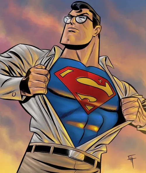 1 Bộ tranh tô màu Superman dáng bay cao lớn cho trẻ mê anh hùng