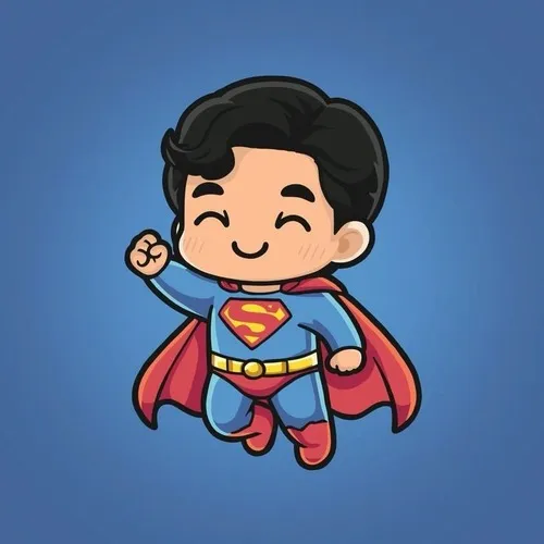 3 Tải tranh tập tô Super man giày đỏ nổi bật và rất cuốn hút