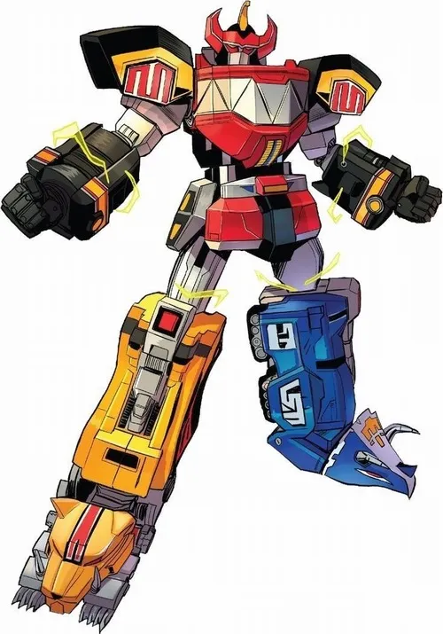9 Trang tô màu Megazord và Zord khủng long dành cho bé mê robot