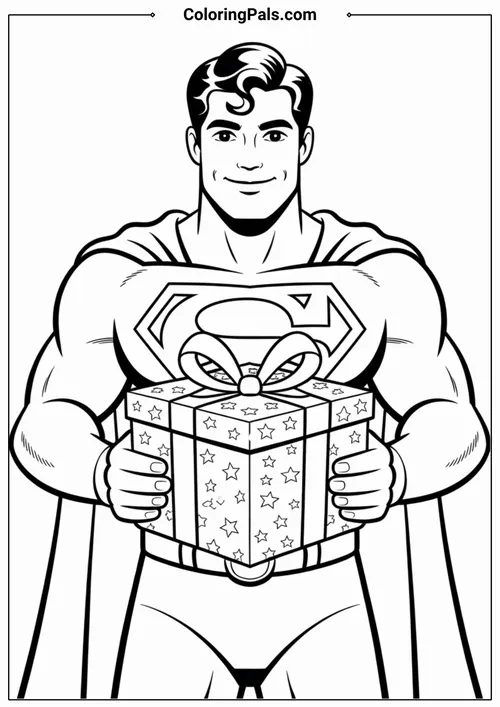 2 Bức tranh tô Siêu anh hùng biểu tượng S vàng đỏ nổi bật cho bé 3 tuổi