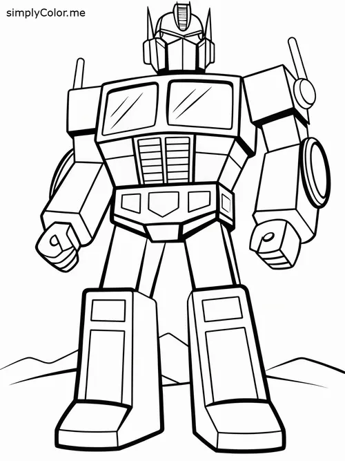 12 In hình tập tô Optimus Prime tạo dáng chiến binh đầy khí chất
