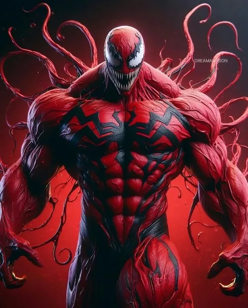 1 Gợi ý tô Venom cơ bắp phồng cùng hiệu ứng nhờn đen cho bé yêu thích phản anh hùng