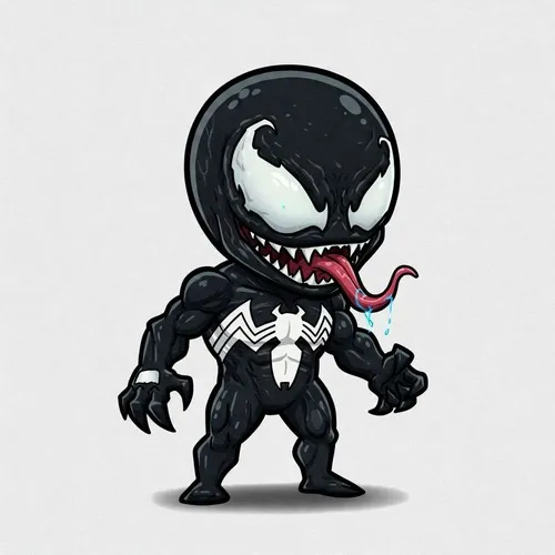 3 Hướng dẫn tô Venom mắt trắng kéo dài nổi bật trên nền thân đen dữ dội