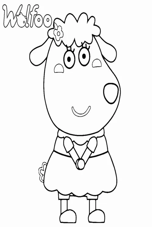 4 Hướng dẫn bé tô màu Wolfoo áo cam quần xanh giúp tăng sự tập trung mỗi ngày