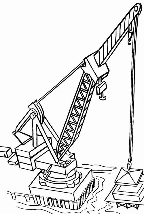 Cách tô xe cần cẩu an toàn, công nhân điều khiển, cho bé