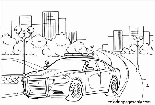 Cách tô xe tuần tra giao thông cho bé 3 tuổi