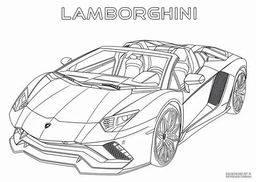 In hình tập tô Lamborghini kính chắn gió sắc nét