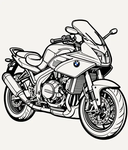 Trang học tô màu xe máy dễ tô cho trẻ 4 tuổi