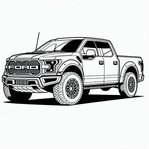 39 Tranh bé tập tô xe tải chở hàng dễ thương