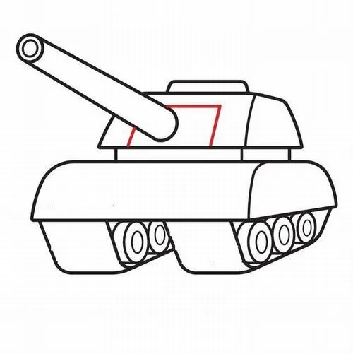 Tranh bé tập tô xe tăng và người lính cắm cờ chiến thắng