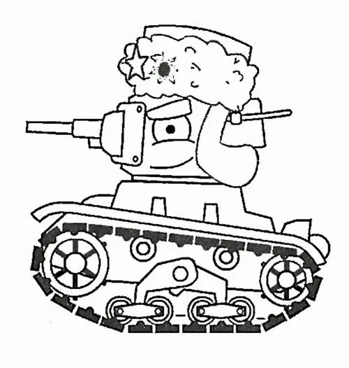 20 Bé tập tô màu xe tăng KB 44 tháp pháo nhiều tầng giáp